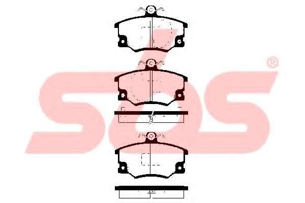 Комплект тормозных колодок, дисковый тормоз
