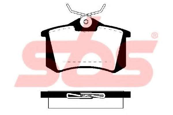 Комплект тормозных колодок, дисковый тормоз