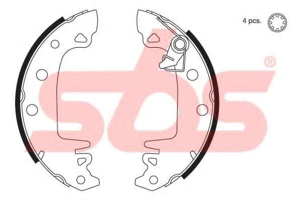 Комплект тормозных колодок