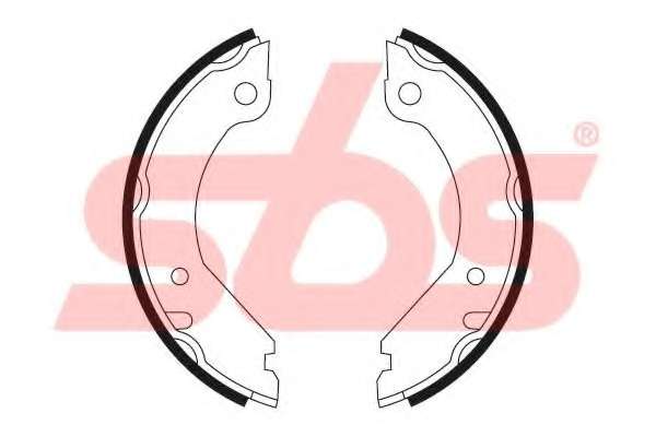 Комплект тормозных колодок, стояночная тормозная система