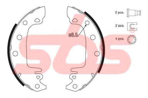 Комплект тормозных колодок
