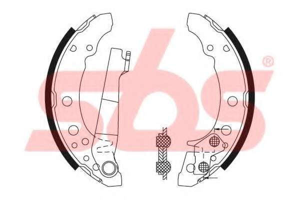 Комплект тормозных колодок