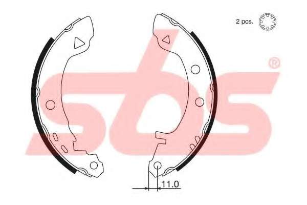 Комплект тормозных колодок