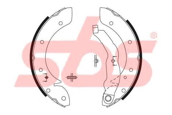 Комплект тормозных колодок
