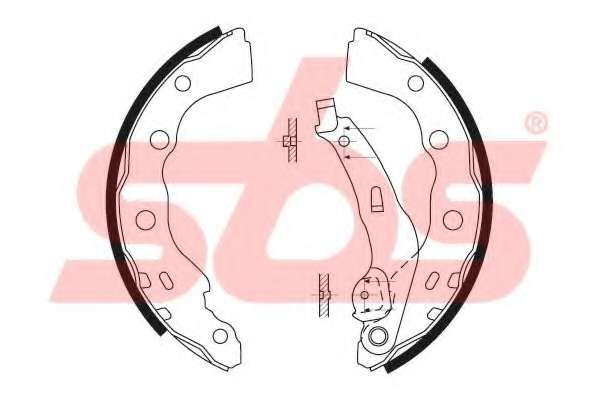 Комплект тормозных колодок