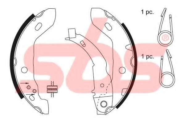 Комплект тормозных колодок