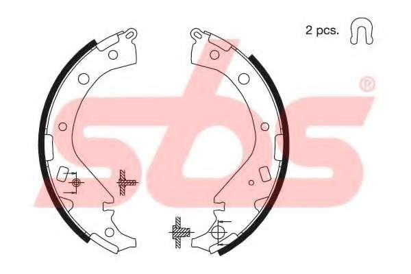 Комплект тормозных колодок