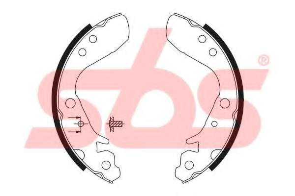 Комплект тормозных колодок