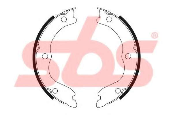 Комплект тормозных колодок, стояночная тормозная система