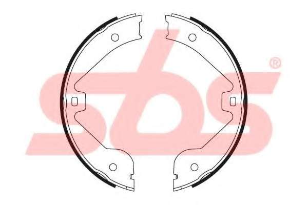 Комплект тормозных колодок, стояночная тормозная система