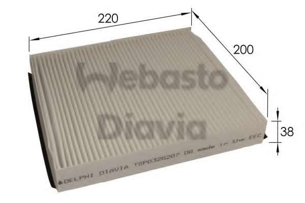 Фильтр, воздух во внутренном пространстве