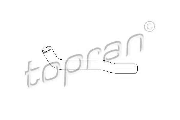 Патрубок радіатора VW Passat 1.6 Td 79-88/Transporter III 2.1 85-92