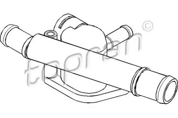 Трiйник системи охолодження VW BORA/GOLF IV 1.9D