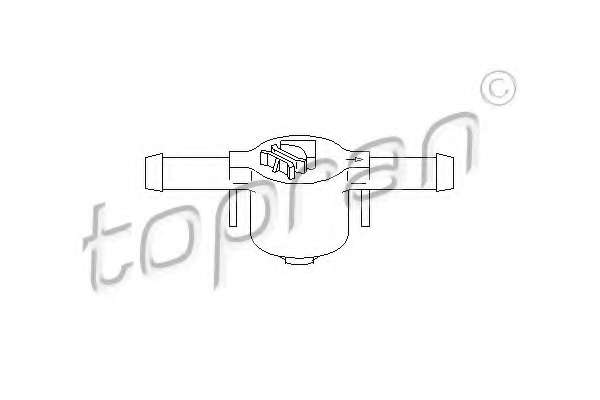 Клапан, паливний фільтр