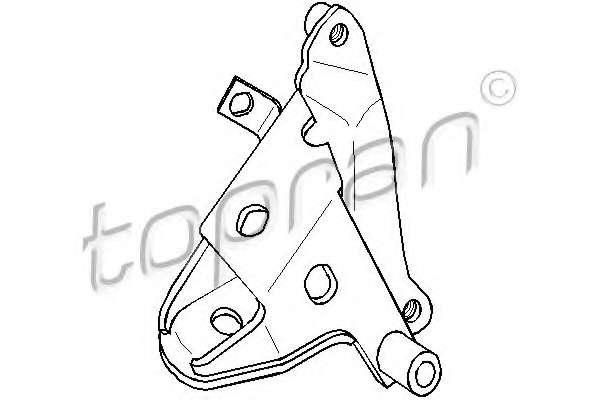 Шарнирный кронштейн, подвеска двигателя