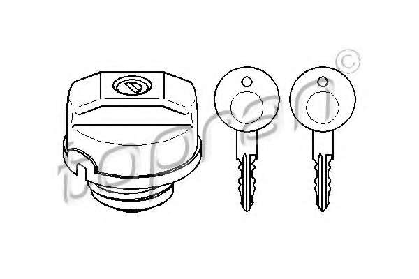 Кришка, паливної бак