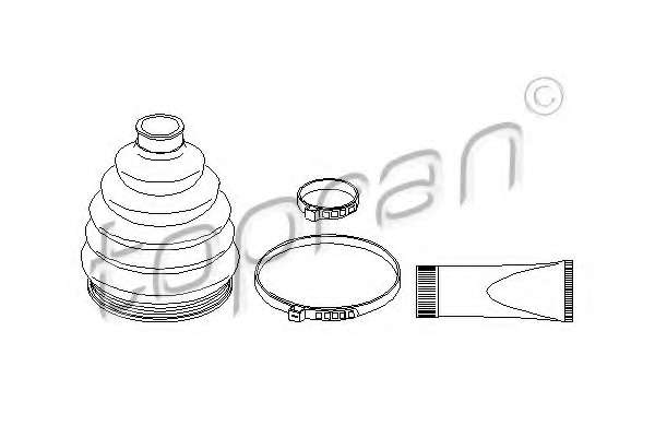 Комплект пылника, приводной вал