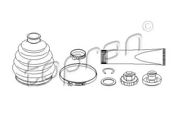 Комплект пылника, приводной вал
