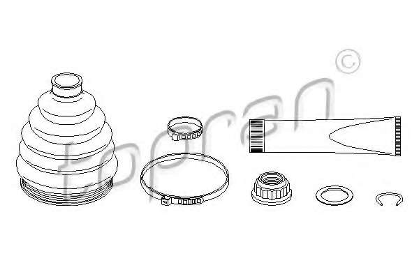 Комплект пылника, приводной вал