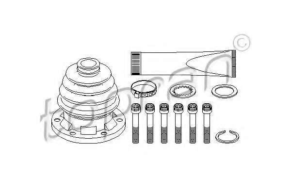 Комплект пылника, приводной вал