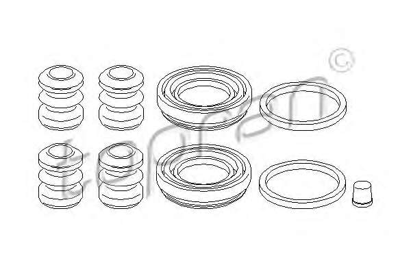Ремкомплект, тормозной суппорт
