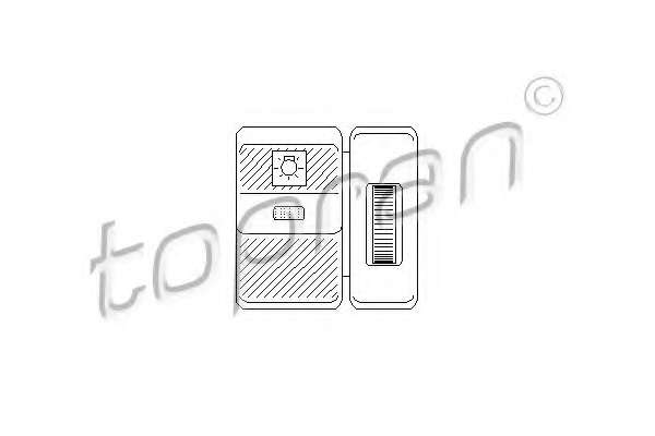 Переключатель света фар VW Passat B3 89-93/Transporter T4 91-96/Polo 91-94