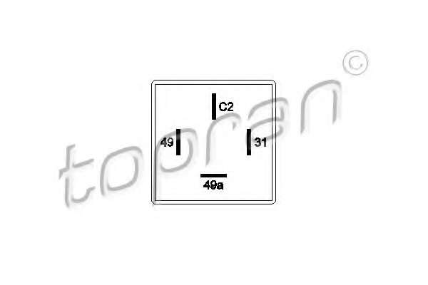 Реле перемикача поворотів Audi A6, A8// Seat Cordoba, Ibiza II, Toledo, II// Skoda Favorit, Felicia I, II// VW Golf, II, III, IV, Passat, Polo, Vento 0.9-6.0 07.73-
