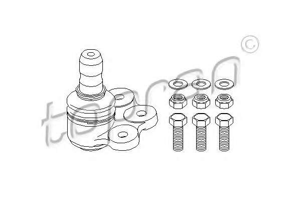 Несущий / направляющий шарнир