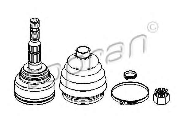 Шарнирный комплект, приводной вал