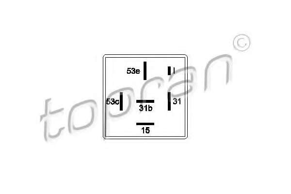 Реле склоочисника VW Golf III, Polo III, T4