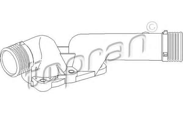 Фланец охлаждающей жидкости