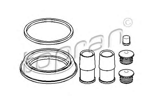 Ремкомплект, тормозной суппорт