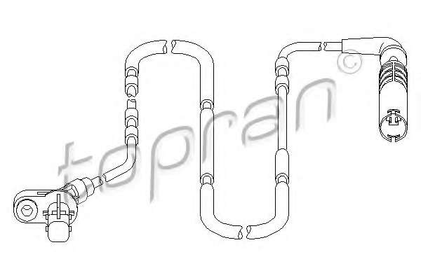 Датчик, частота вращения колеса
