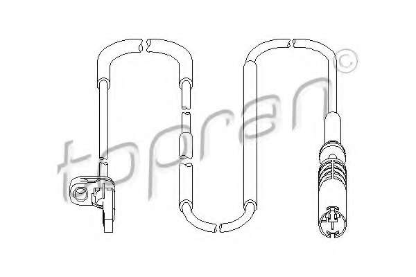 Датчик, частота вращения колеса