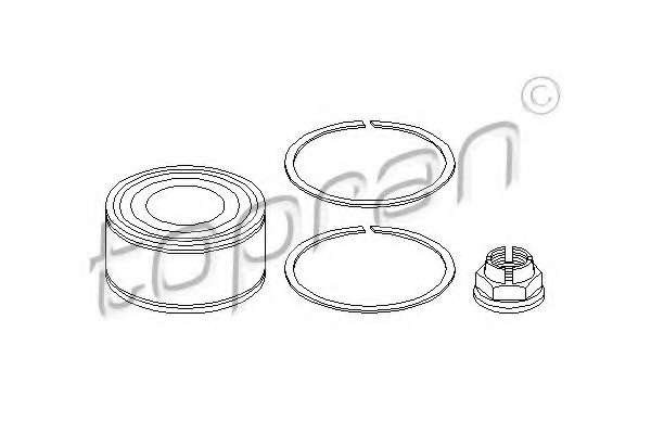 Комплект подшипника ступицы колеса