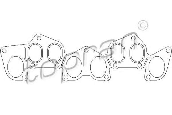 Прокладка, выпускной коллектор. Прокладка, впускной коллектор