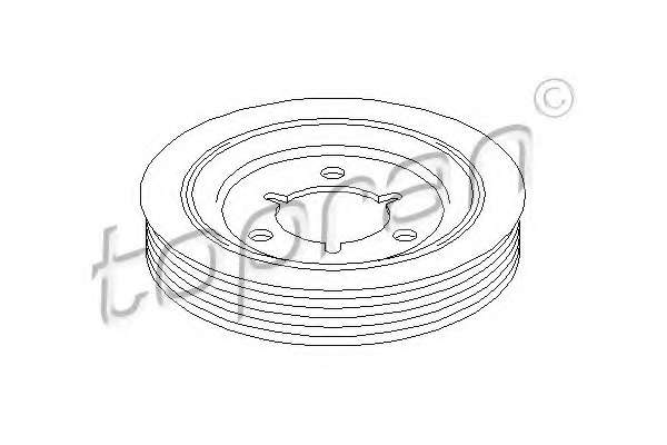 Ременный шкив, коленчатый вал