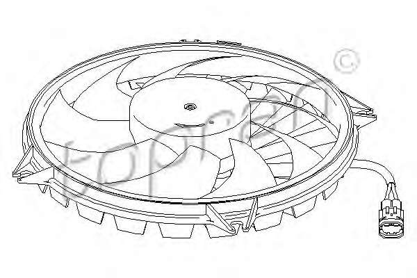 Вентилятор, охлаждение двигателя