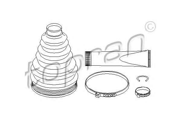 Комплект пылника, приводной вал