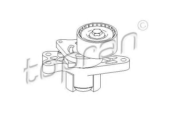 Натяжитель ремня, клиновой зубча