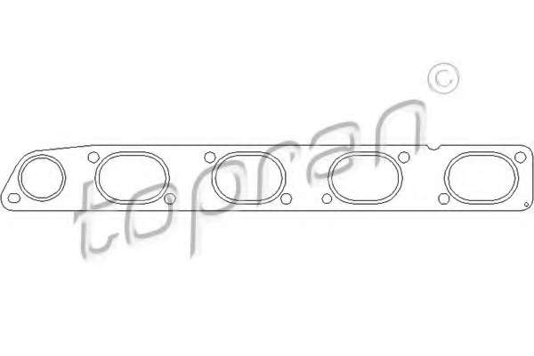 Прокладка, выпускной коллектор