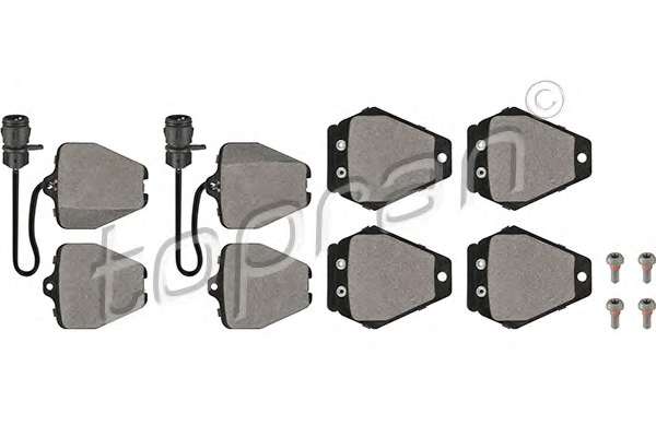 Комплект тормозных колодок, дисковый тормоз