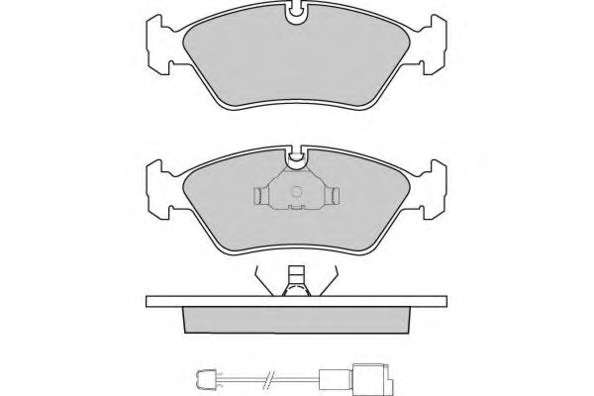 Комплект тормозных колодок, дисковый тормоз