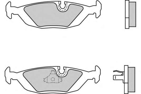 Комплект тормозных колодок, дисковый тормоз