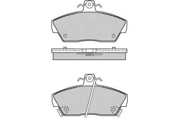 Комплект тормозных колодок, дисковый тормоз