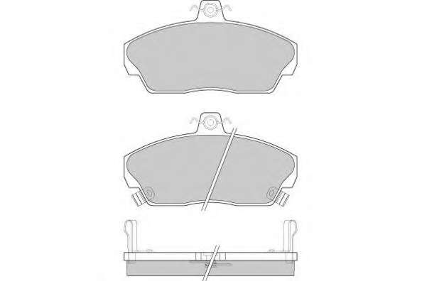 Комплект тормозных колодок, дисковый тормоз