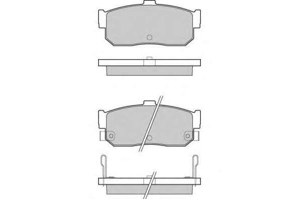 Комплект тормозных колодок, дисковый тормоз