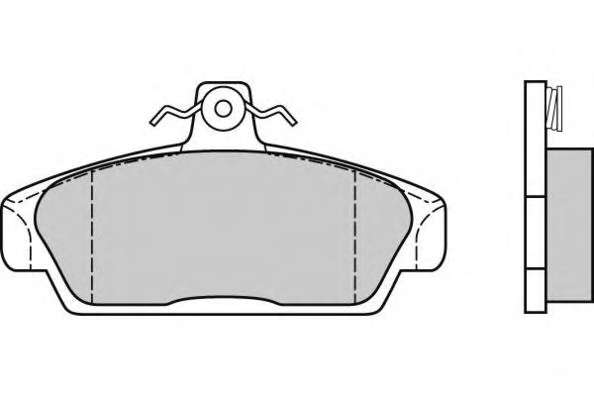 Комплект тормозных колодок, дисковый тормоз