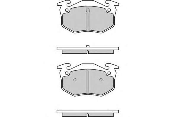Комплект тормозных колодок, дисковый тормоз