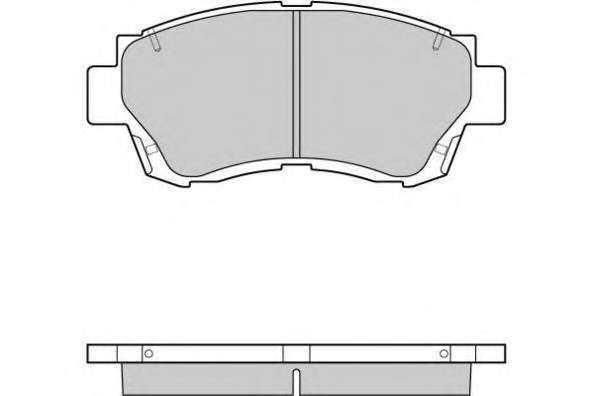 Комплект тормозных колодок, дисковый тормоз